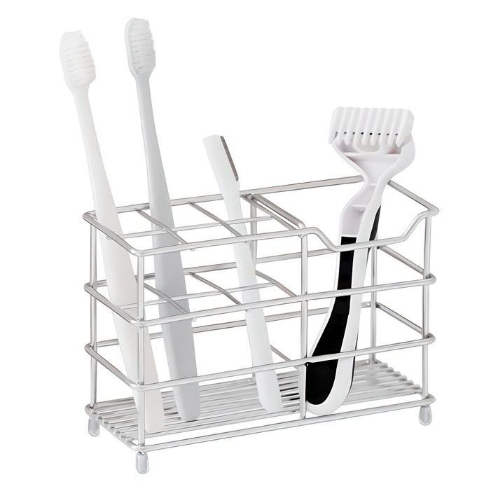 네이쳐리빙 스텐꽂이 칫솔 치약 거치대
