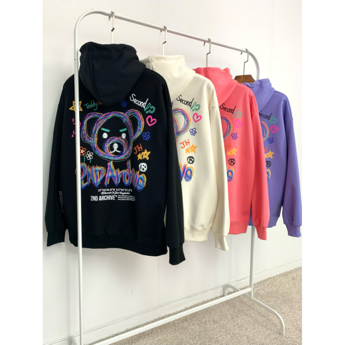 2nd Archive 아트곰돌이후드티 2nd Archive 아트곰돌이후드티