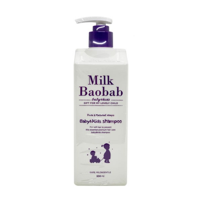 밀크바오밥 베이비키즈 샴푸 풍선껌향, 500ml, 1개 밀크바오밥 베이비키즈 샴푸 풍선껌향, 500ml, 1개