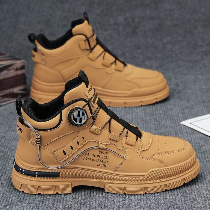 스타일닥터 남성 트렌드 운동화 회전 단추 방수 신발