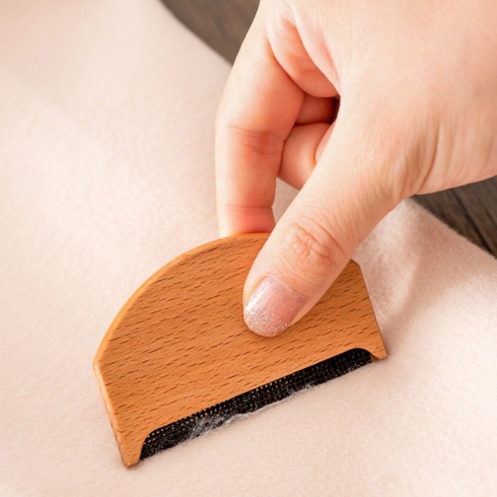 magicpot  휴대용 캐시미어 울 니트 보풀제거 빗 코트 블러쉬