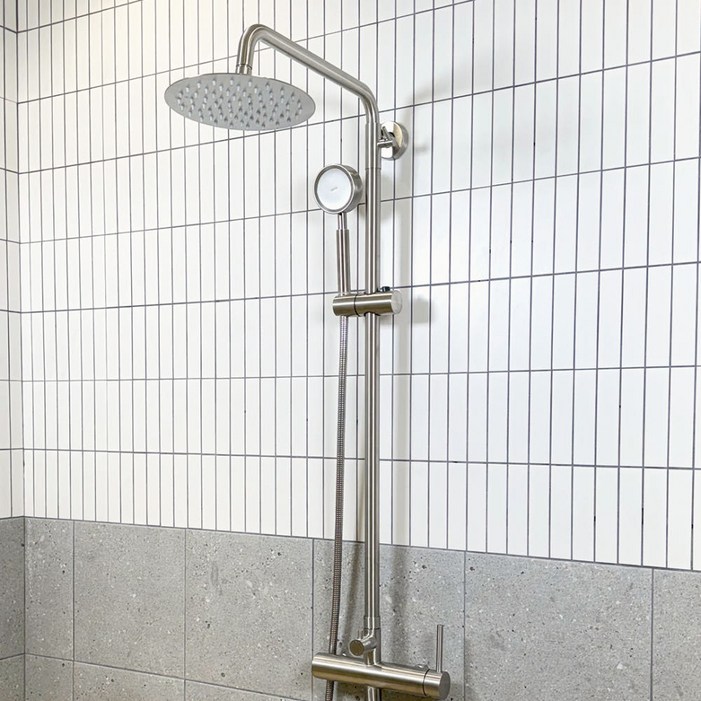 욕실 화장실 해바라기 샤워기 수전 무광스텐 SUS304, 1개