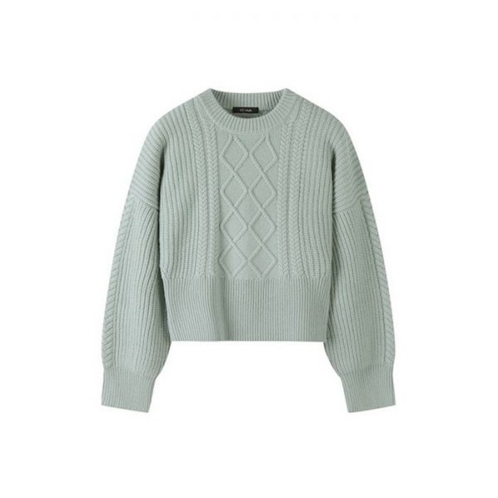 씨씨콜렉트 CC club 케이블 니트 풀오버 MTC234KSK705