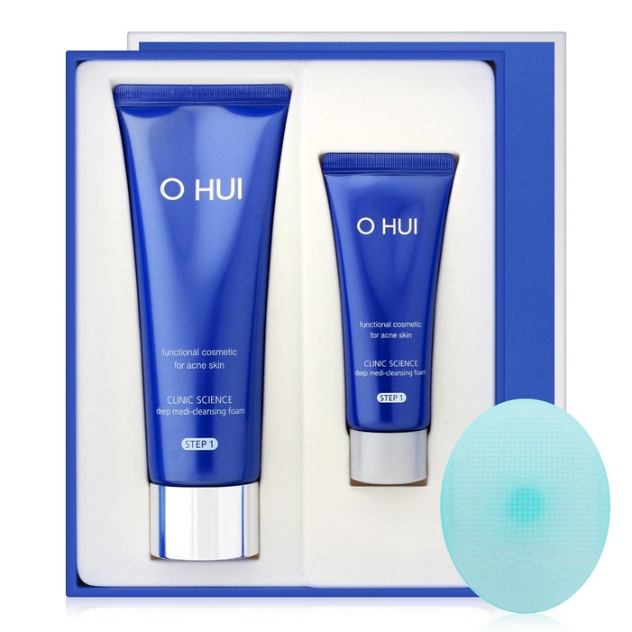 오휘 클리닉사이언스 딥메디 얼굴각질 피지제거 클렌징폼 120ml 화장품세트