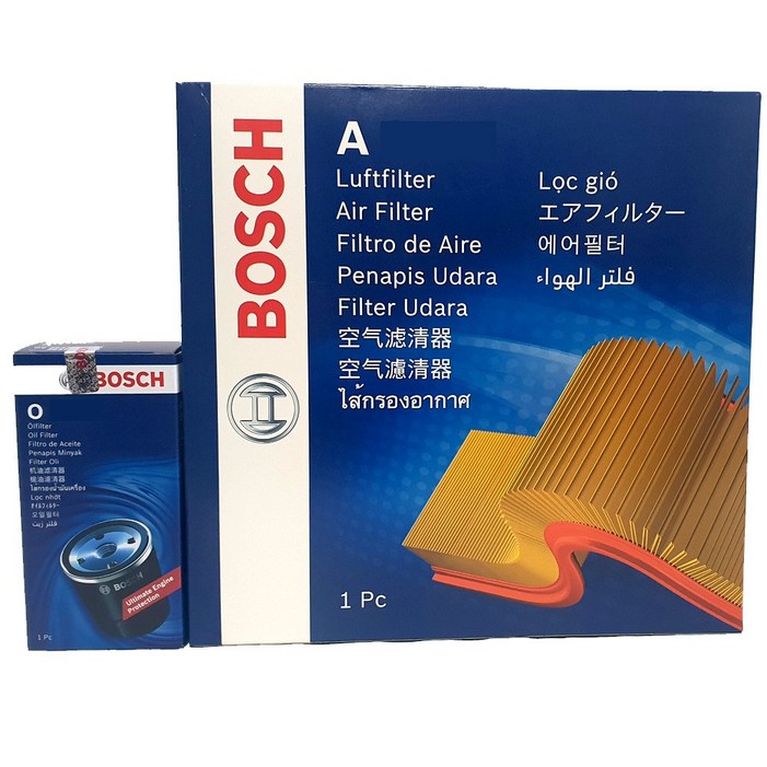 보쉬 기아 쏘렌토R 2.0 2.2 eVGT 09년0312년08 엔진오일교환 오일에어 필터 O0096A2245, O0096A2245, 1개