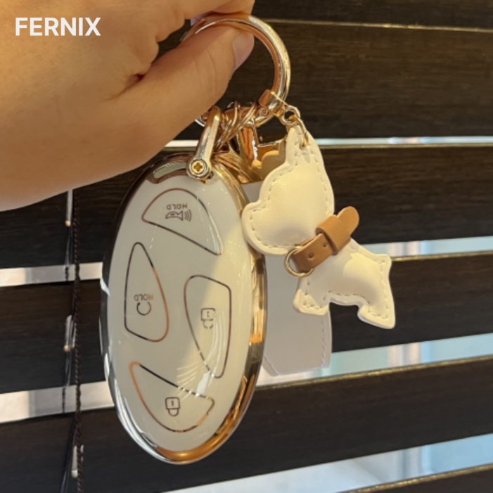 FERNIX 현대자동차 차키 TPU 케이스+고급키링(5버튼,7버튼)