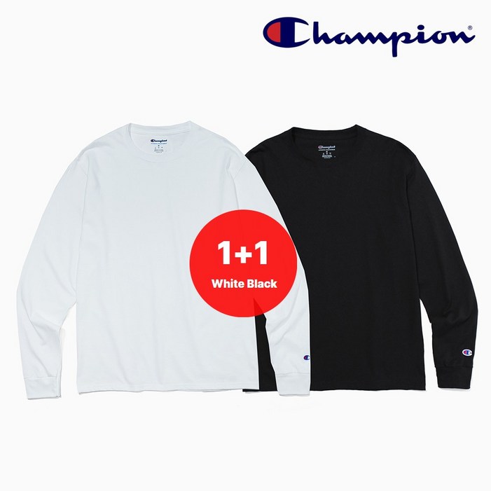 (정품) 챔피온 긴팔 티셔츠  CC8C 1+1