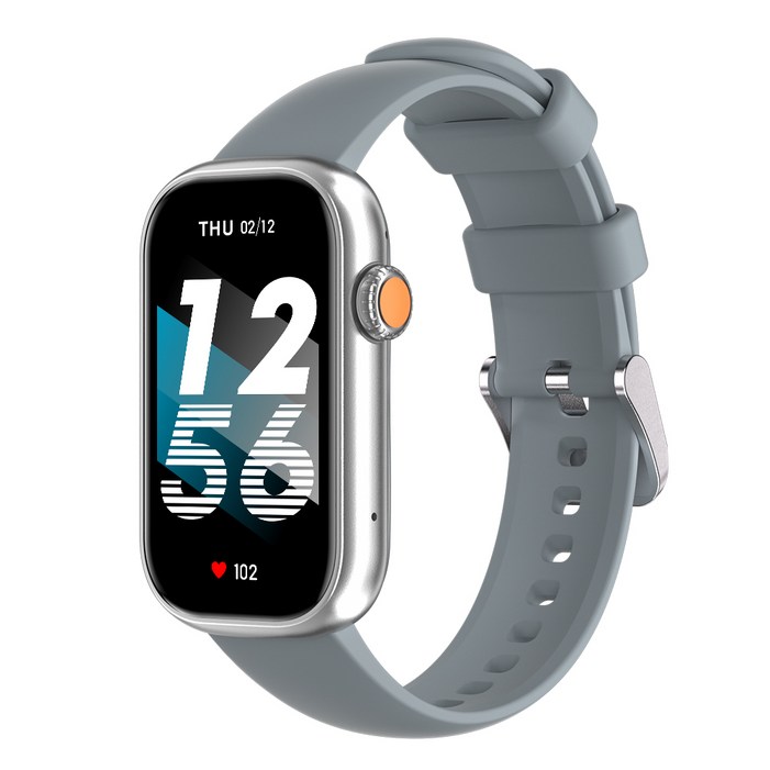 전화통화 블루투스 스마트워치 X3 스마트밴드 한글판 학생 어린이 운동시계, 실버, 3.7cm, GPS 블루투스