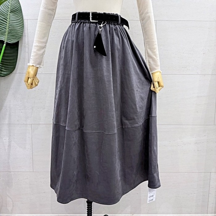 에잇컨셉 젠슨 스웨이드 스커트 (C25J3FSK008)