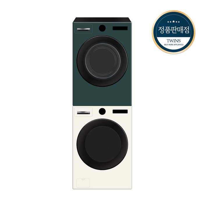 [하이마트] LG 오브제 컬렉션 드럼 세탁기(25kg)＋건조기(20kg) 세트 FX25EA-2G (스태킹키트포함, 드럼-네