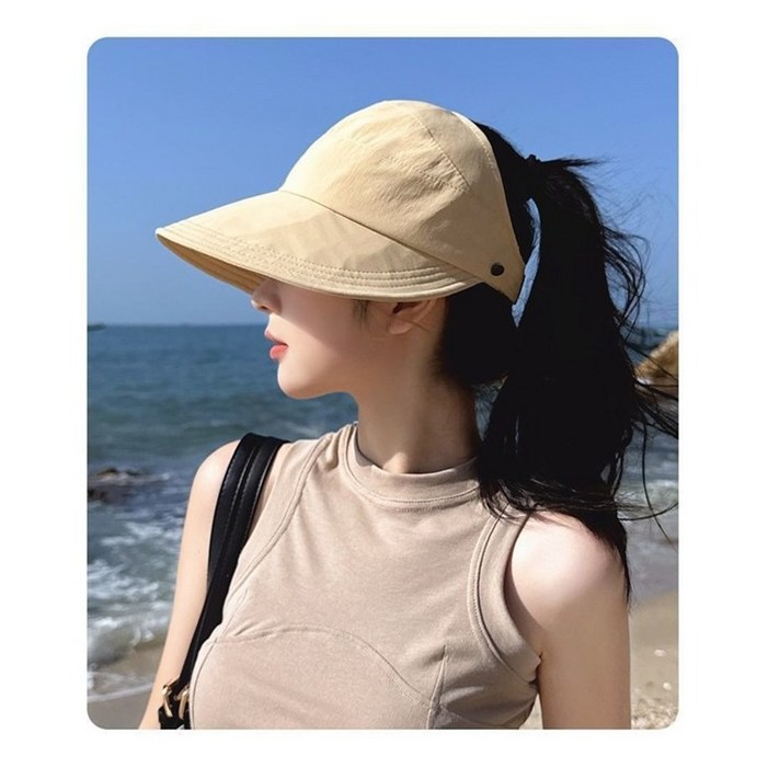 와이엔디샵 초경량 챙넓은 햇빛가리개 여성 벙거지 모자