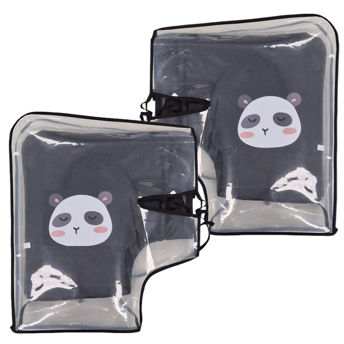 믿추 오토바이 자전거 가죽 방한 방수 방풍 토시 장갑, 블랙워머