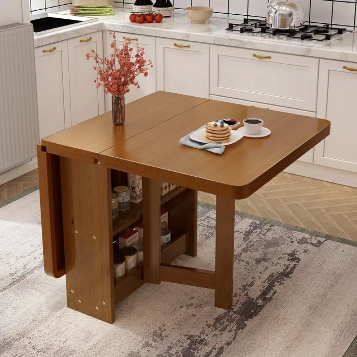 지온닉스 고품질 모던한 확장형식탁 접이식 테이블 원목테이블 탁자 식탁테이블 4인용식탁 6인용원목식탁 거실식탁 다이닝테이블 공간성테이블