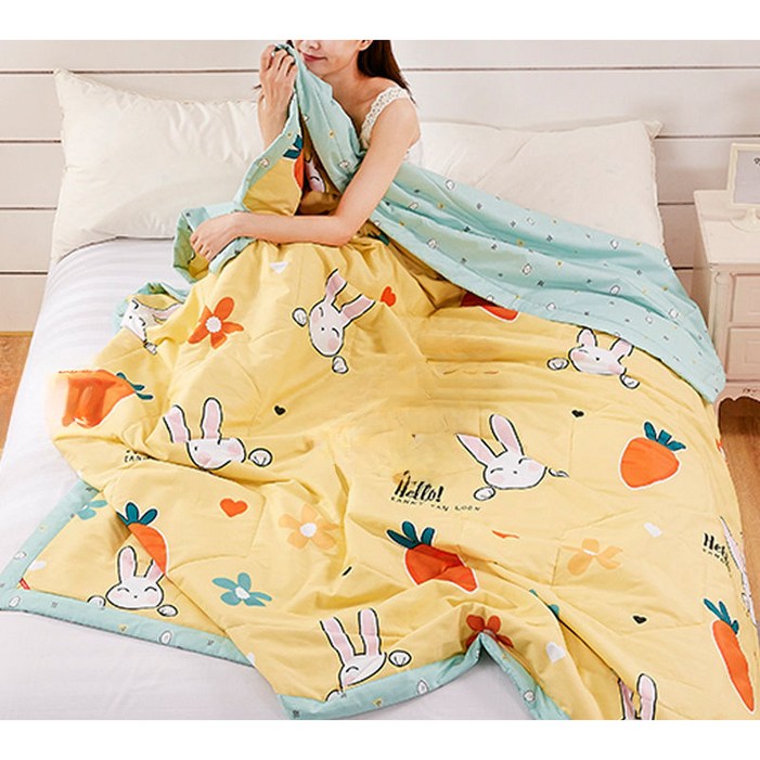 해피유통 차렵이불 여름 심플 얇은 이불  jhjsl