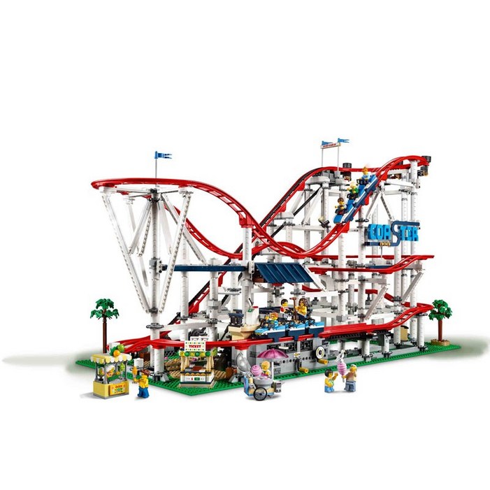 다른 모형 롤로코스터 놀이공원 레고 테마파크 루프