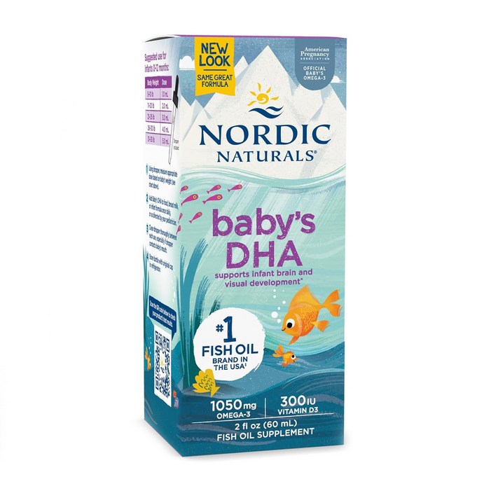 노르딕내츄럴스 어린이 DHA 1050mg 오메가-3 비타민D3