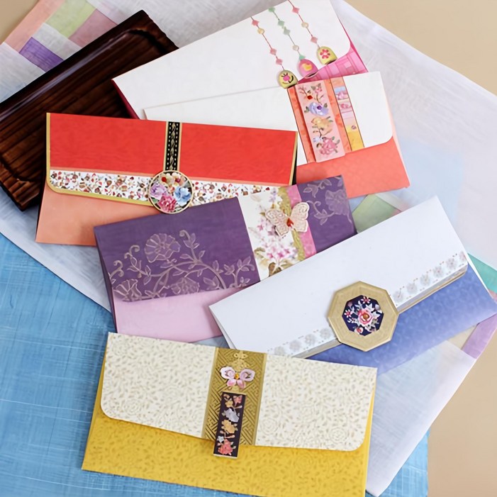 솜씨카드 단아한 축하봉투 6종 세트