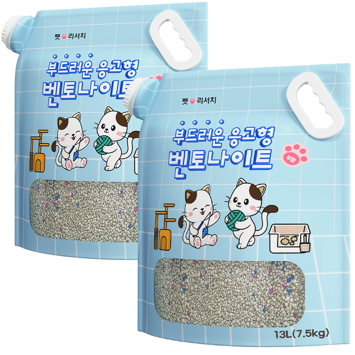 샌드그라운드 시그니처 응고형 벤토나이트, 2개, 13L, 무향