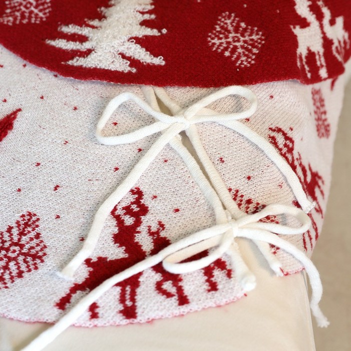 조아트 트리스커트 장식, 투톤니트 크림 90, 1개