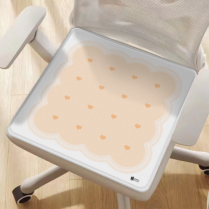 사계절 의자 방석 11 미끄럼 방지 얇은 쿨방석 여름 아이스 방석 사무실 의자 매트 2매입 CJJ