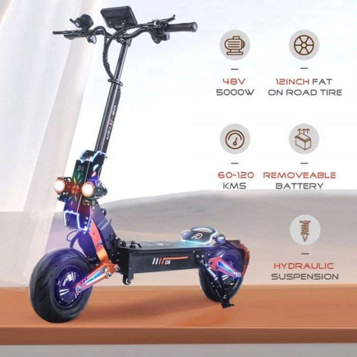 전동스쿠터 최신 Obarter D5 5000W 전기 스쿠터, 12 인치 팻 타이어, 도로 탈착식 배터리, e 스쿠터 전동스쿠터 최신 Obarter D5 5000W 전기 스쿠터, 12 인치 팻 타이어, 도로 탈착식 배터리, e 스쿠터