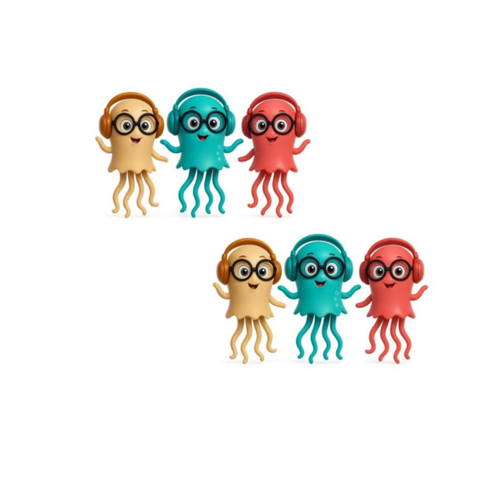 춤추는 문어 뮤직 댄싱 배틀 움직이는 오징어 댄스 인형 장난감