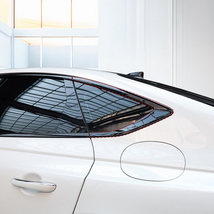 유투카 호환 G80 페이스리프트 튜닝 용품 윈도우몰딩 커버 자동차 외부 드레스업, 윈도우