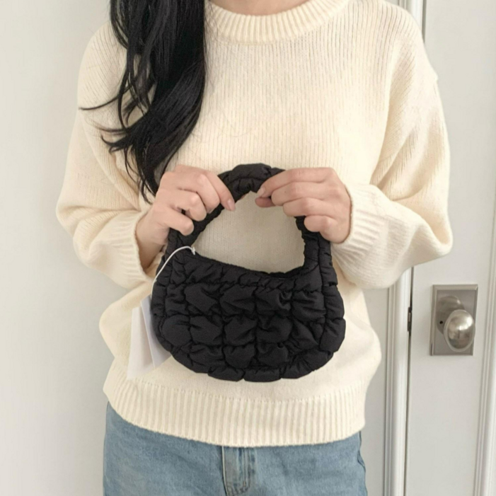 코스 구름백 퀼티드 미니 백 cos 구름백 마이크로백