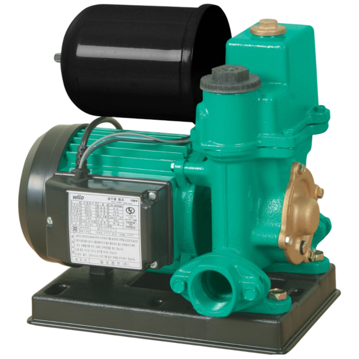 윌로펌프 자동 가압펌프 PW-350SMA, 1/3마력,  (350w) 흡입,토출 배관 25mm 급수용 가정용 수도 대용(밸브 오픈-자동 운전) 압력 스위치/탱크