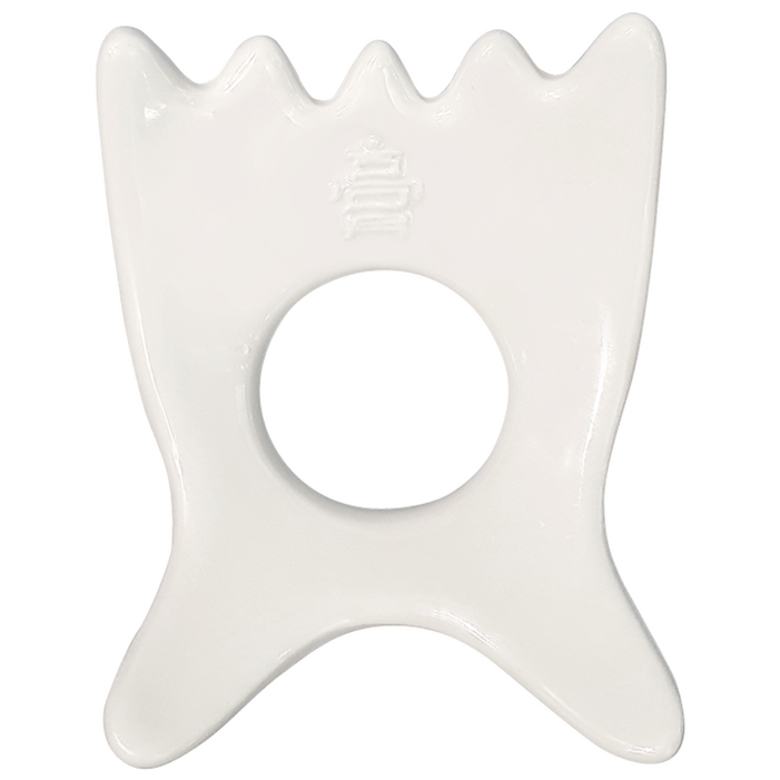 코스메쉐프 달팽이 세라믹 괄사, 1개, 화이트