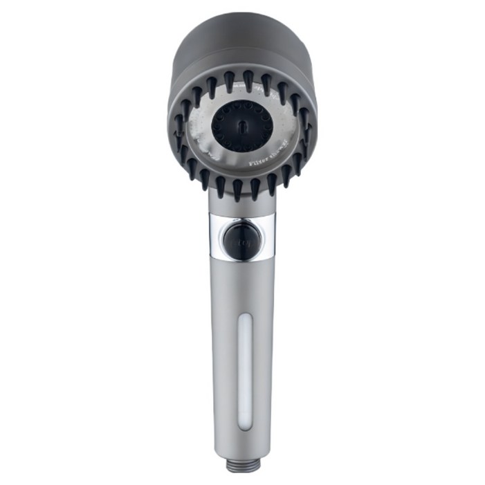 21 특가 다기능 샤워헤드 3단 미스트 스파 샤워기 4in1 샤워헤드 두피 마사지 샤워기 피부에 좋음통용 이음매, 1 샤워기호스..., 3개