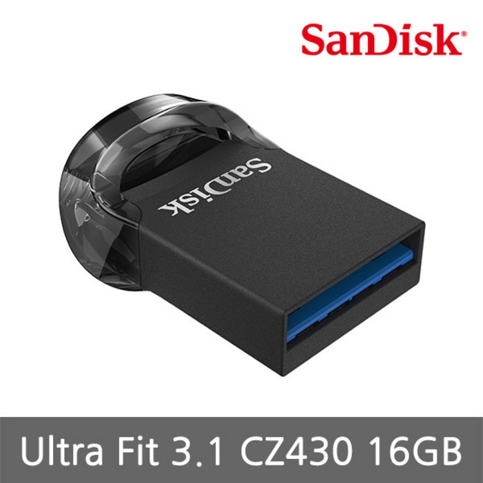 샌디스크 USB3.1 울트라 핏 CZ430, 16GB
