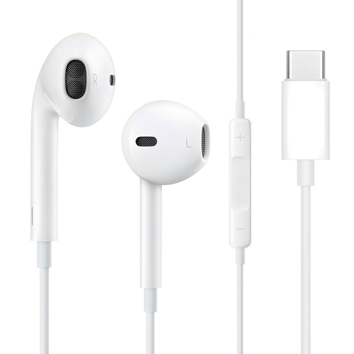 로랜텍 오픈형 아이폰15 시리즈 앤 갤럭시 호환 C타입 이어폰, 단일상품, 단일 색상