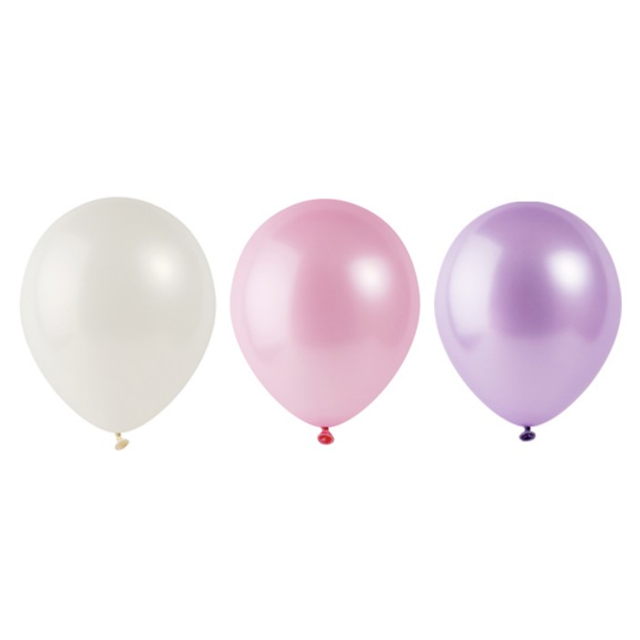 파티팡 라운드풍선 핑크라일락 30cm, 랜덤 발송, 300개입