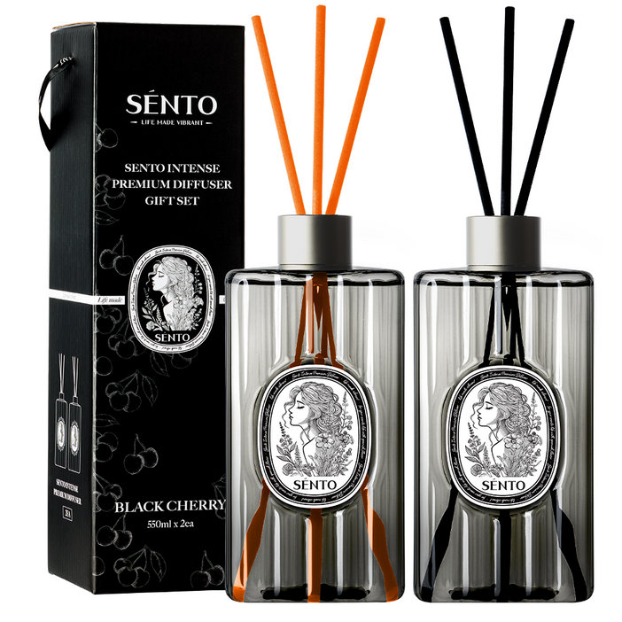 센토 인텐스 프리미엄 대용량 디퓨저 550ml, 블랙체리, 2개