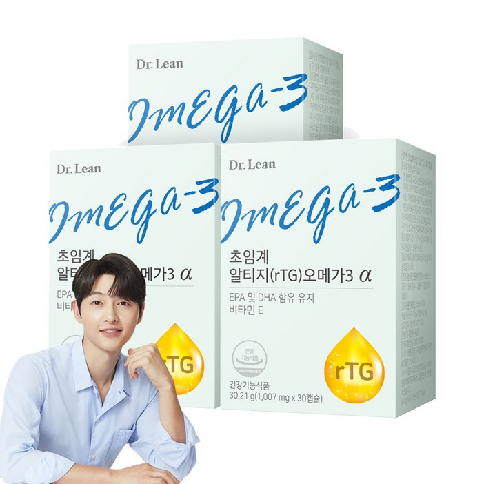 닥터린 초임계 알티지 오메가3 알파, 30정, 3개