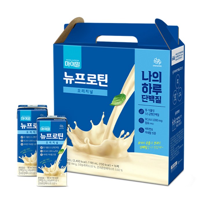 마이밀 마시는 뉴프로틴, 16개, 190ml