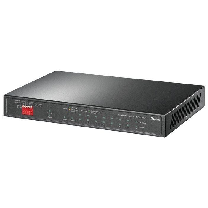 티피링크 10포트 기가비트 스위칭허브, TLSG1210MP, 1개