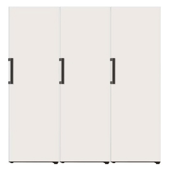 10 환급가전 색상선택형 LG전자 오브제 컬렉션 컨버터블 세트 메탈 좌열림 냉장전용고  냉동전용고  김치냉장고 세트 베이지 방문설치