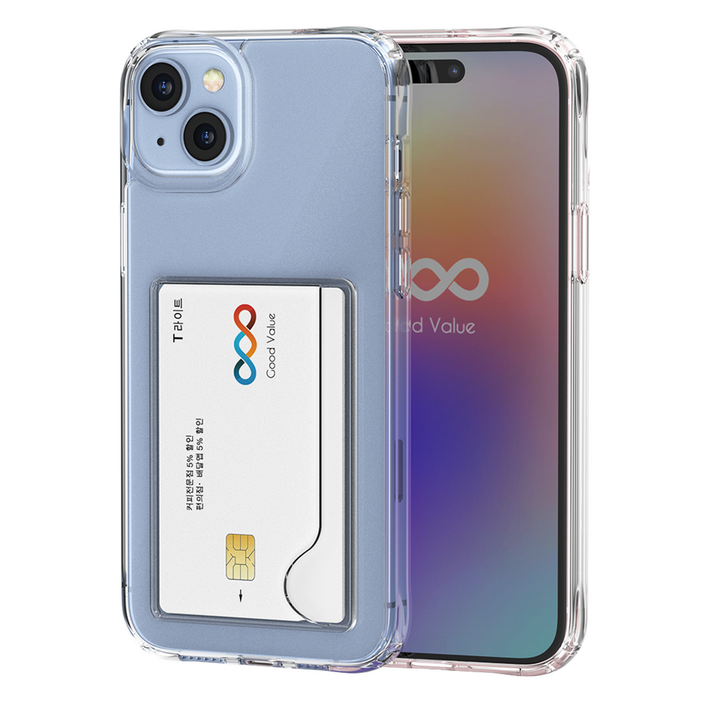 굿밸류 듀오핏 카드 2장 수납 휴대폰 케이스