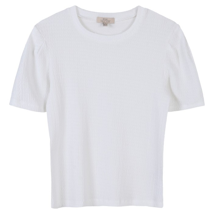 플라스틱아일랜드 여성용 맞턱 볼륨소매 티셔츠 PQ7CH161