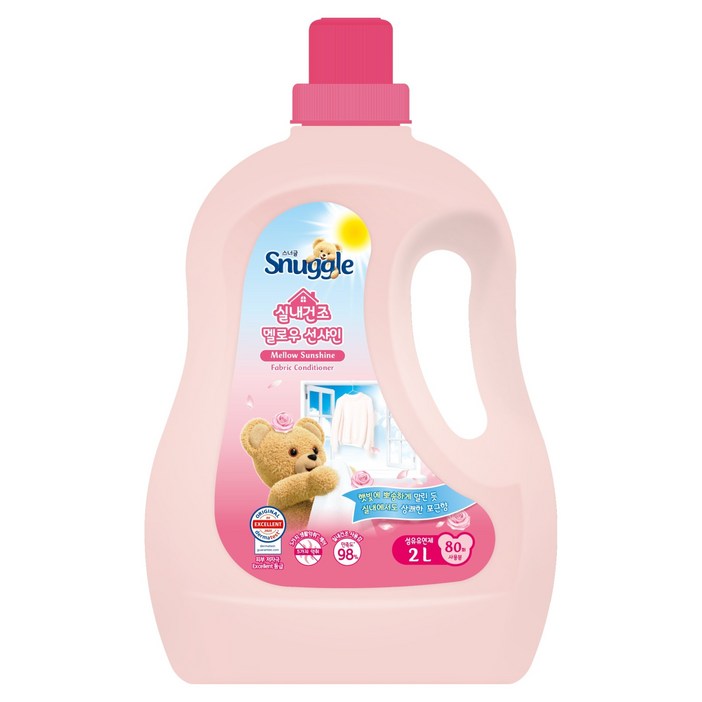스너글 실내건조 섬유유연제 멜로우 선샤인 본품, 1개, 2L