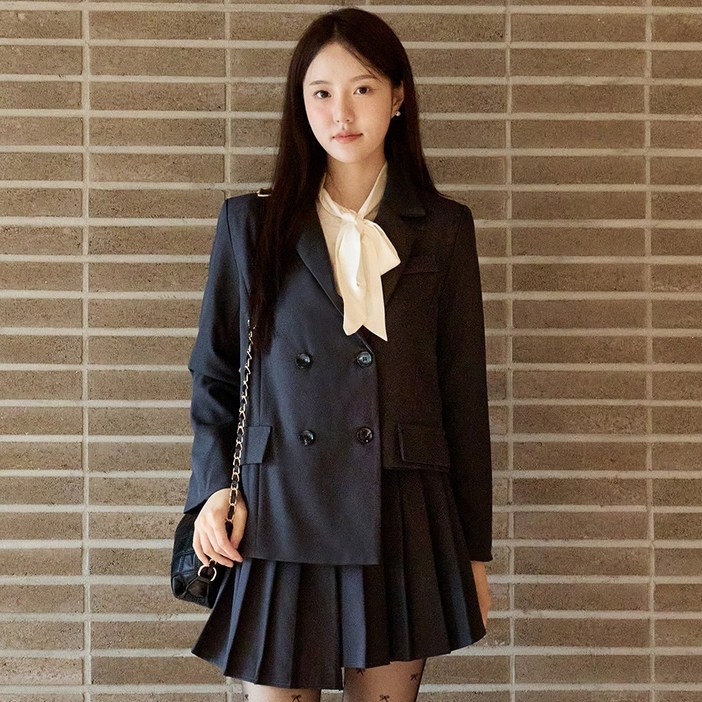 엘쏘 자켓 미니 원피스