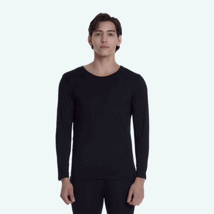 보디가드 남성용 피치 기모 내복 상의