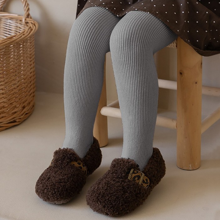 비단길 비모던 잔골지 기모 타이즈