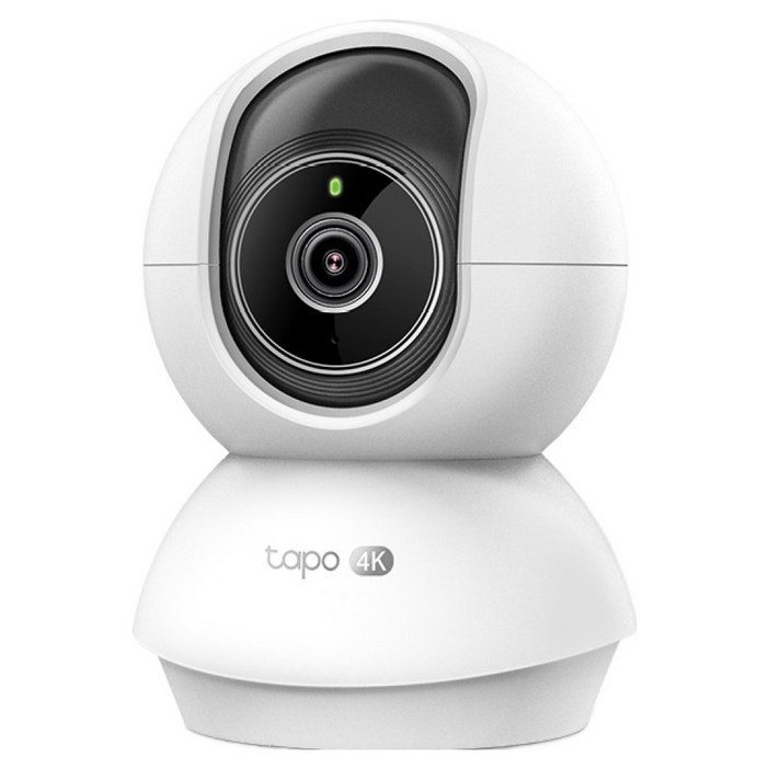 티피링크 4K 8백만 화소 실내용 회전형 AI 홈 보안 WiFi 카메라, 1개, Tapo C250