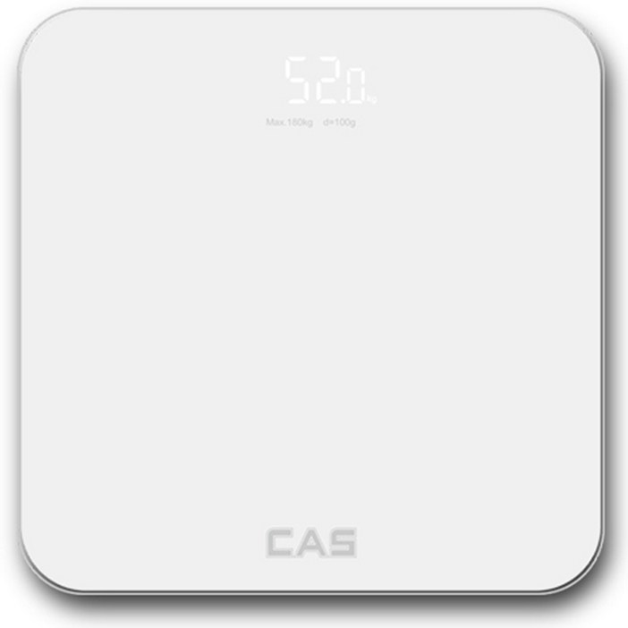 CAS 가정용 디지털 체중계, X15, 화이트, 1개