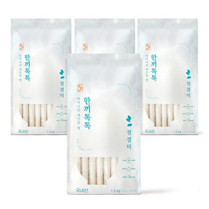 쌀명당 씻어나온 깨끗한쌀 한끼톡톡 청결미