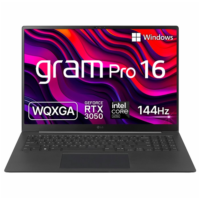 LG전자 그램 Pro 16 코어 울트라7 지포스 RTX 3050