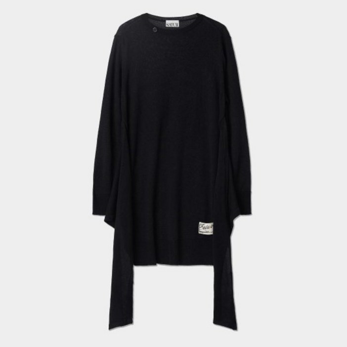 세터 여성용 타브 니트 랩 원피스